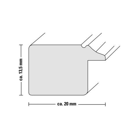 Lisbon Marrone Cornice per foto singola - Foto 2